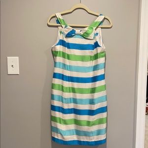 Lily Pulitzer Green & Blue Stripe Dress